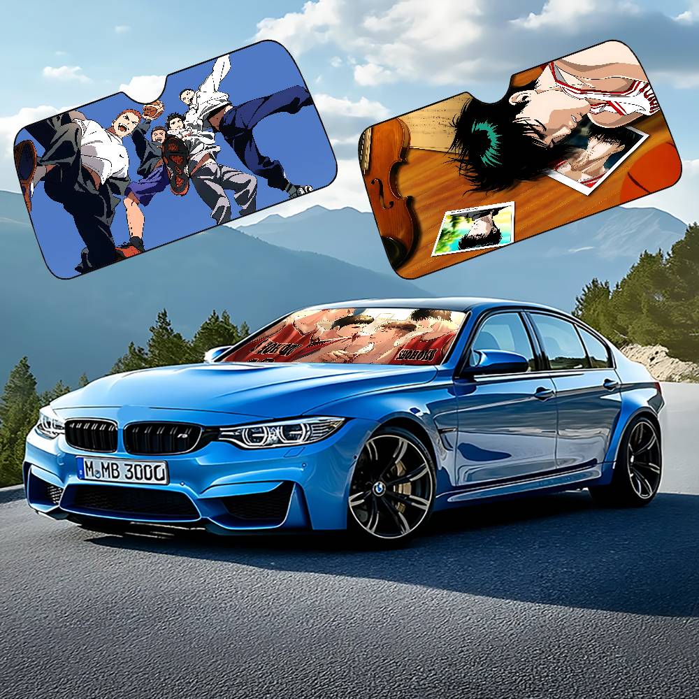 Anime S-Slam Dunk Stylish And  - Windshield Sun Shade ulasan dan harga