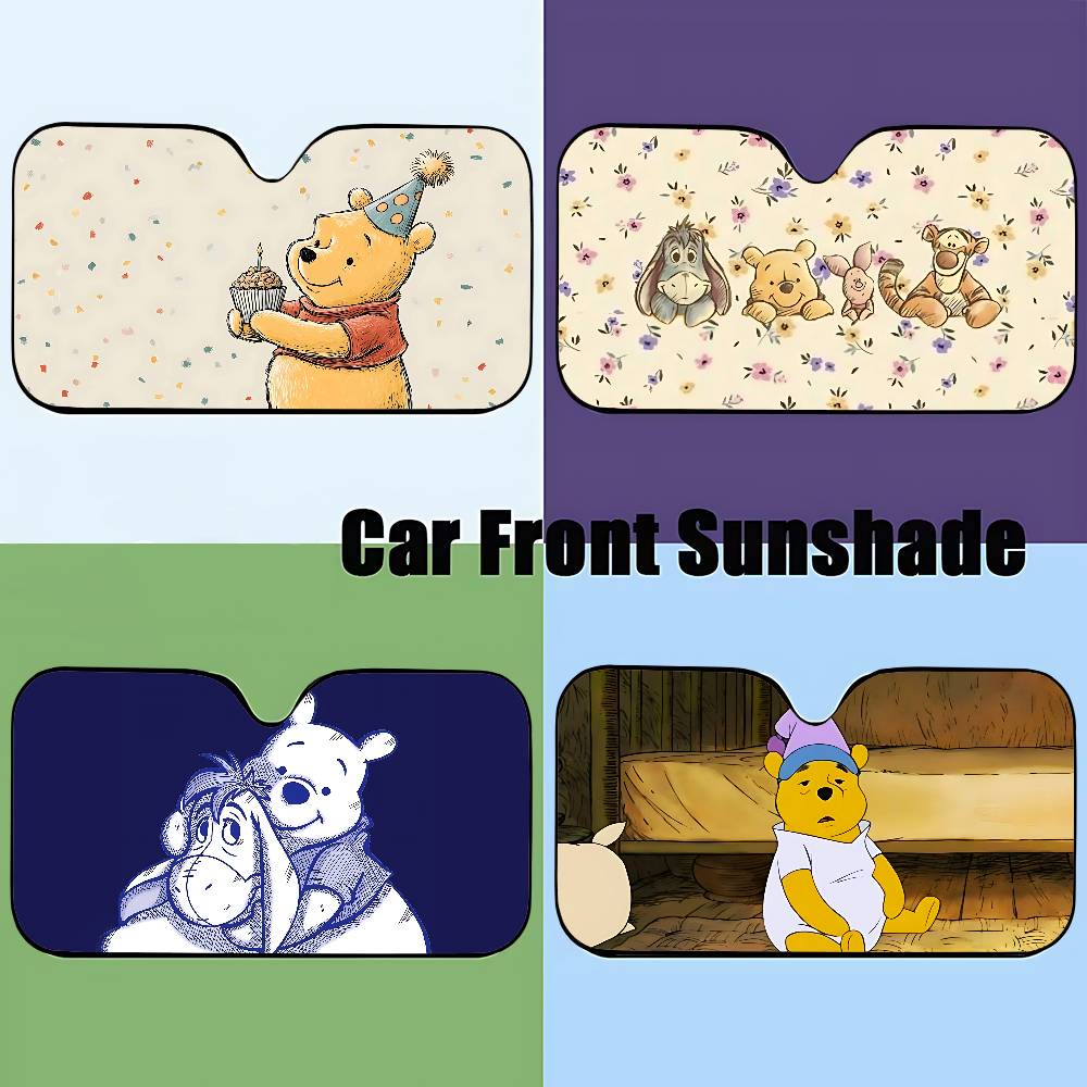 Cute W-Winnie The P-Pooh-S Kaw - Windshield Sun Shade ulasan dan harga