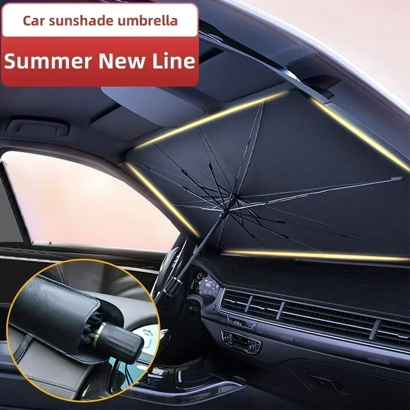 Car Parasol Inside The Front W - Windshield Sun Shade ulasan dan harga