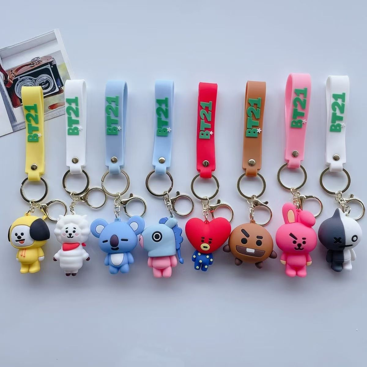 @BT21 Koya RJ Shooky Cooky Tat - Car Accessories Japanese ulasan dan harga