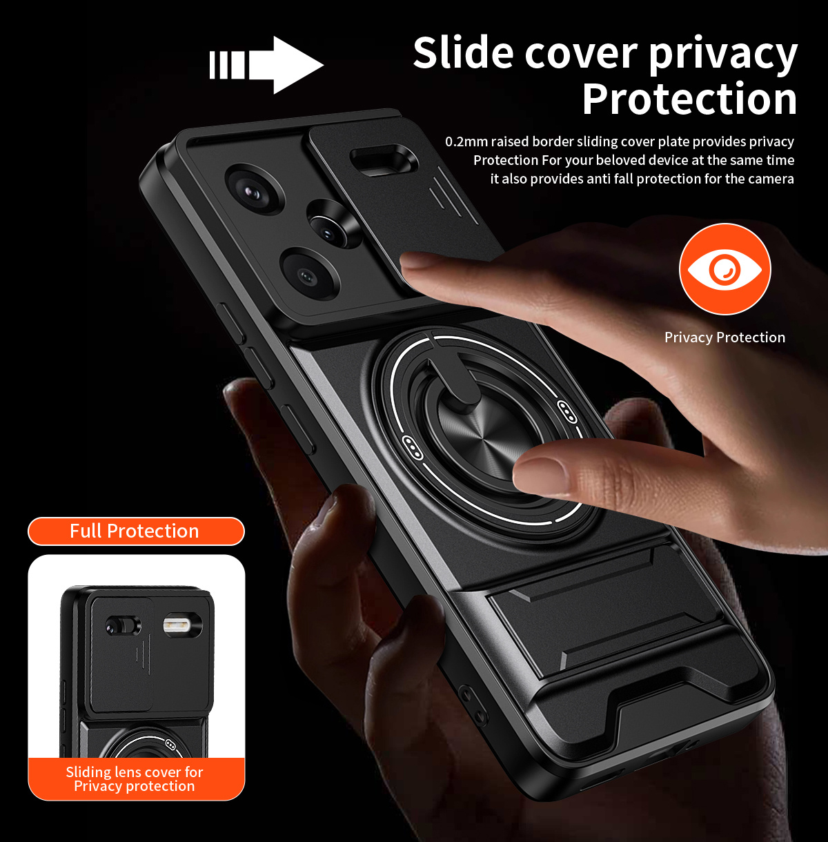 Lens Slide Camera Phone Case f - Car Phone Holder ulasan dan harga