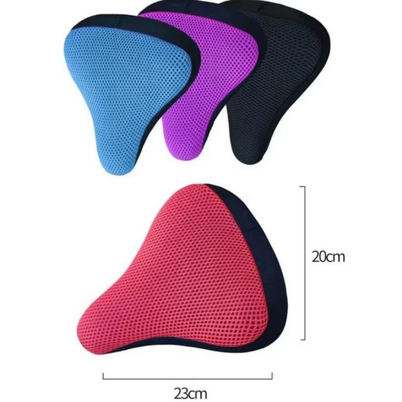 1PC 3D Soft Silicone Bike Seat - Car Seat Cover ulasan dan harga