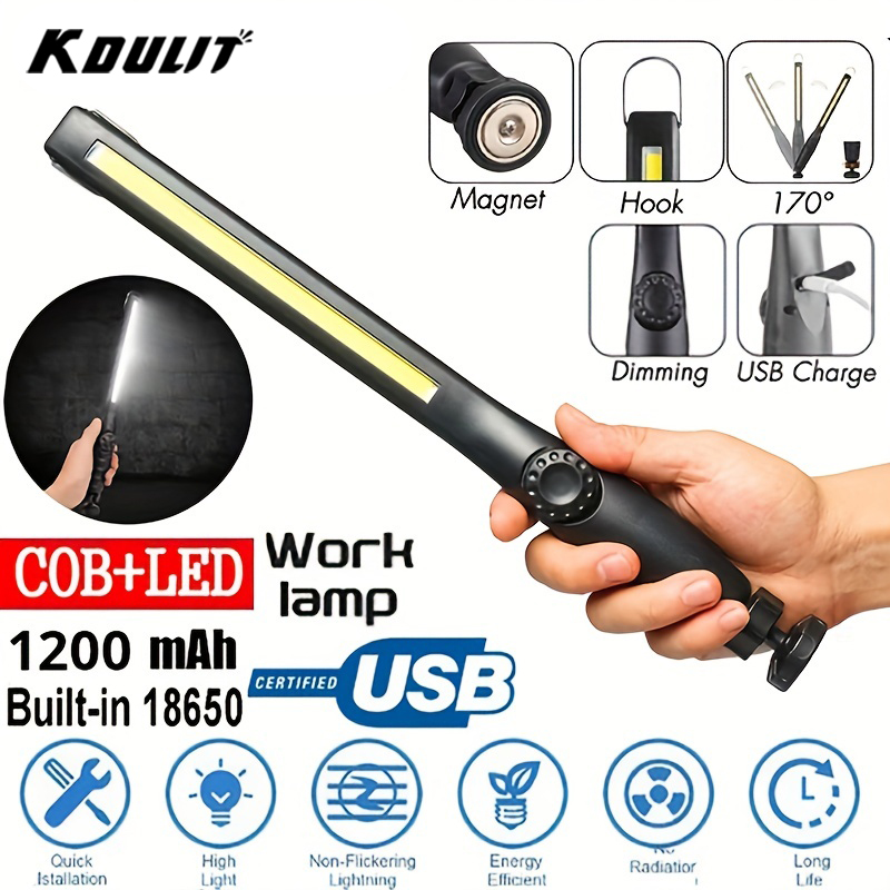 Multifunctional COB Flashlight - Car Led Light ulasan dan harga